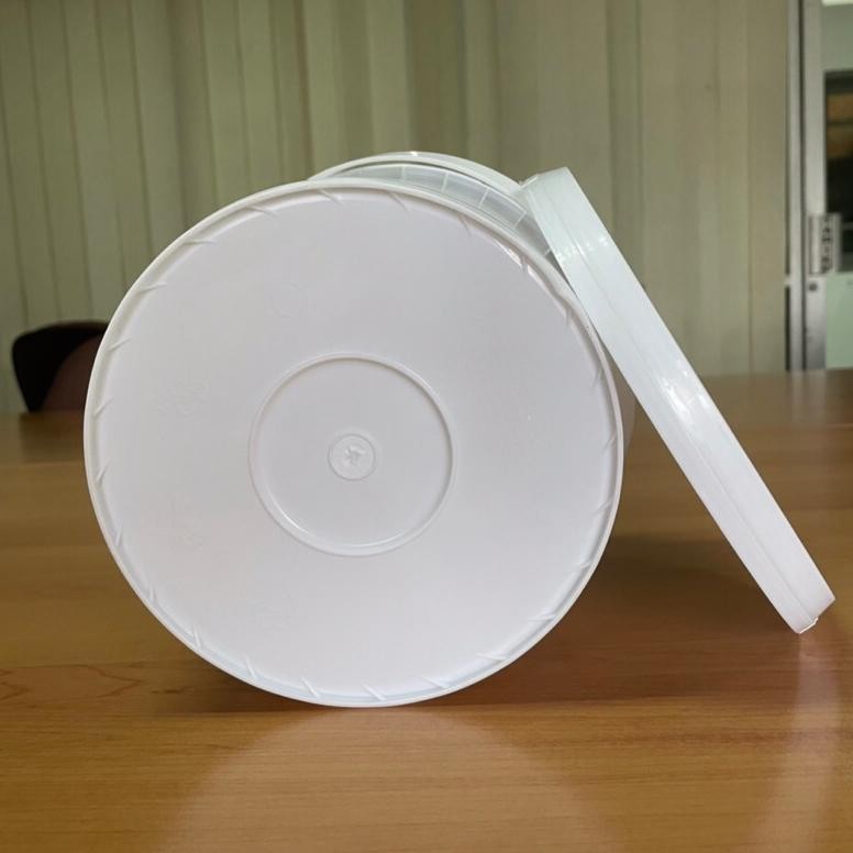 Trendy Ember plastik 4 liter Pail 4 liter (4.5KG) cocok untuk selai, cat dan penyimpanan makanan (Wh