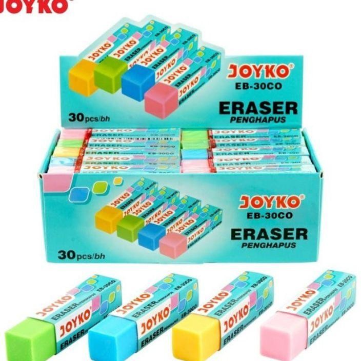 

Eraser Penghapus Tanggung Joyko Er30Co Warna 1Pak