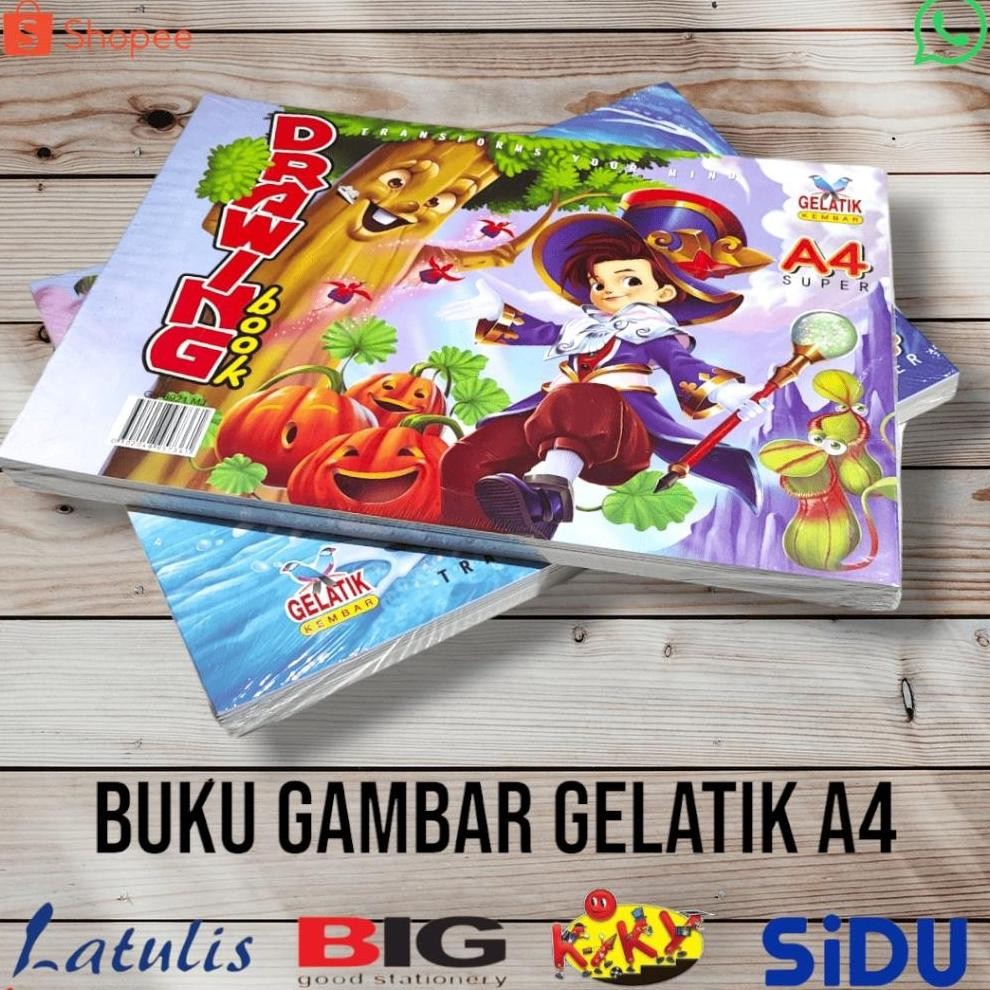 

Sale Promo Buku Gambar 20X30 Gelatik A4 (10Buku) Sale