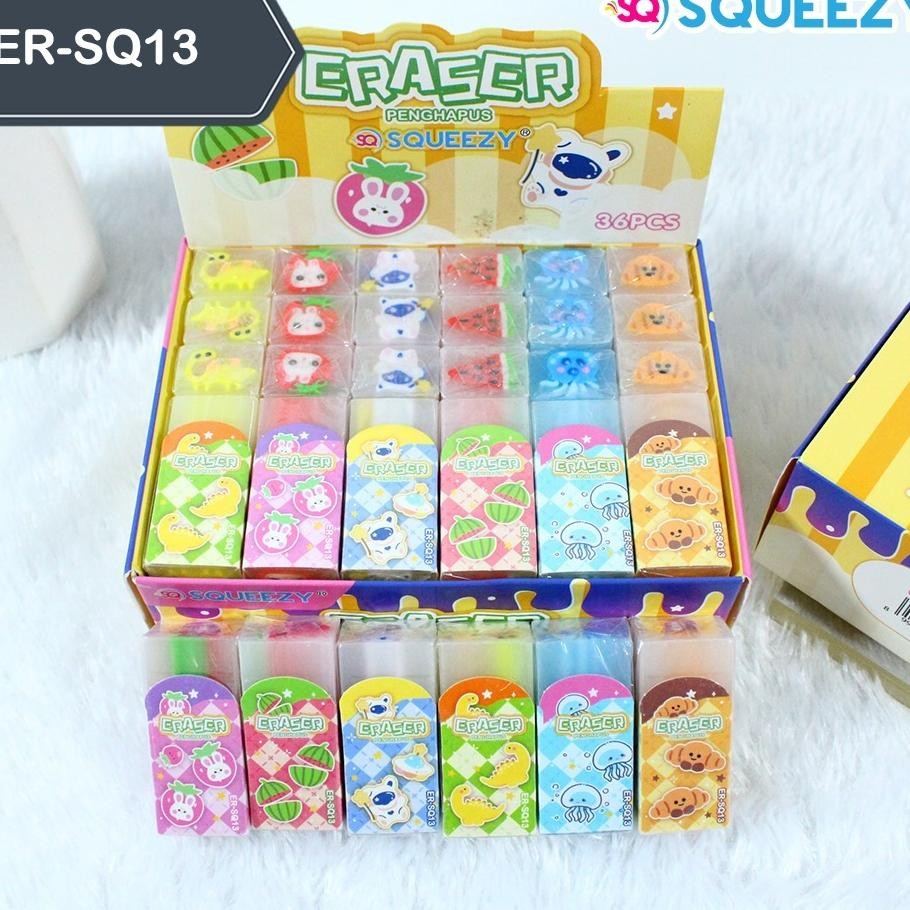 

Grosir 1Kotak36Pcspenghapuseraser Pensil Gambar Sweet Baking Dan Bunga Ukuran 5X2X1Cm