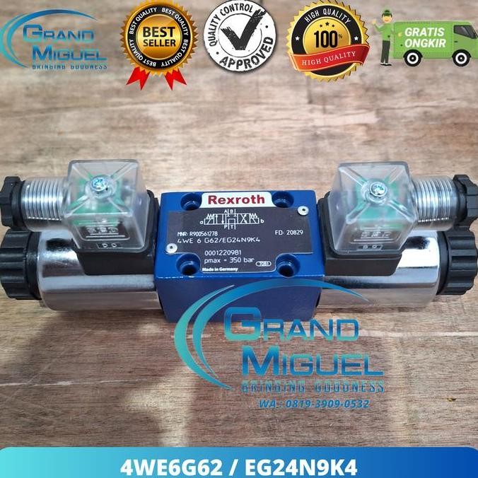 Control Valve Rexroth Solenoid Valve Rexroth Control Valve Rexroth 4We6G62 Selonoid Valve Rexroth 4W