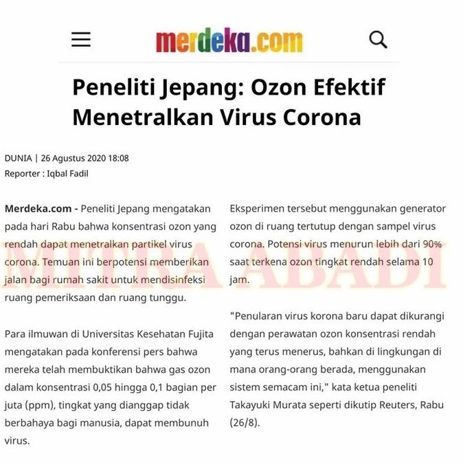 mesin ozonizer generator / air purifier sterilizer diy