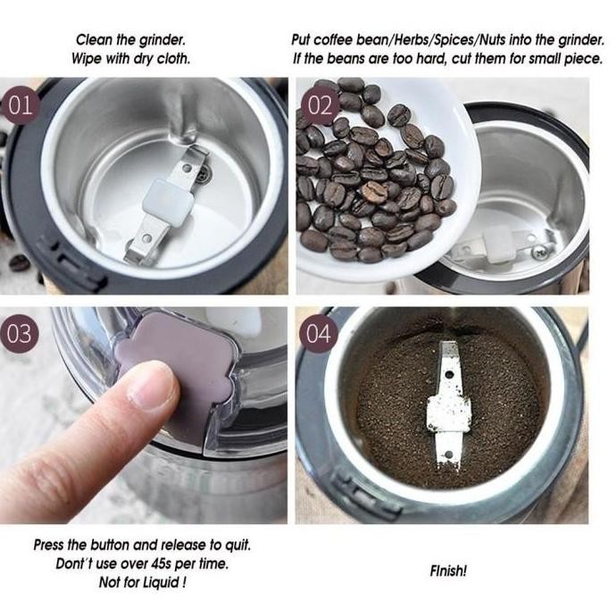 

Sj711 - Electric Grinding Machine - Mesin Giling Biji Kopi 400W