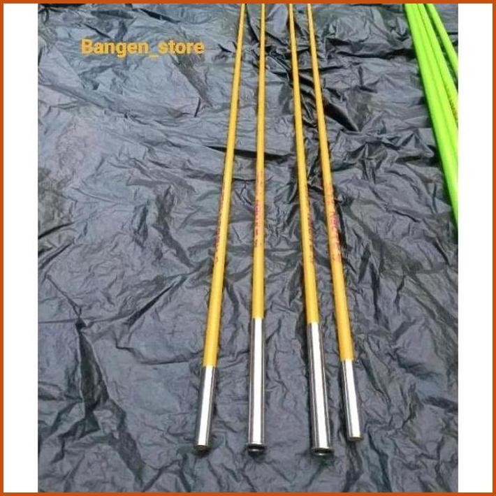 1Paket Fiber sayap layangan 4batang sudah ada sambungan/shock joint, stik piber sayap layangan gapan