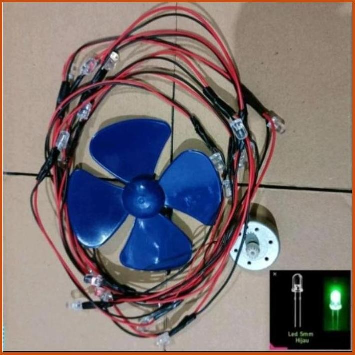 satu set lampu layang layang dan dinamo panjang kabel 1.5 meter sudah di rakit tinggal pasang