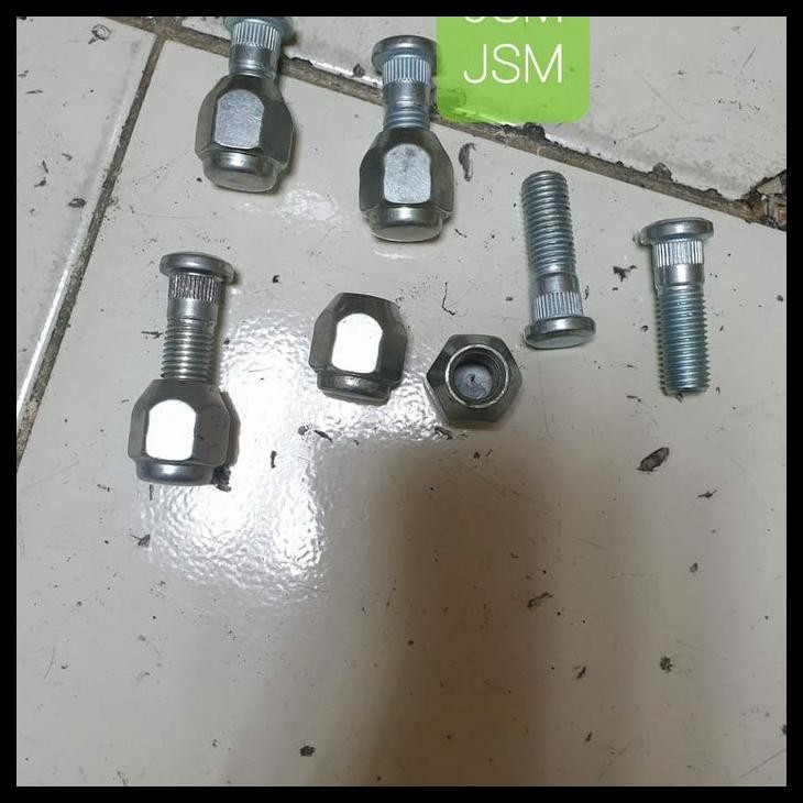 TERBARU HUB BOLT & NUT RACING BAUT RODA DAN MUR RACING JAZZ BRIO MOBILIO HRV 