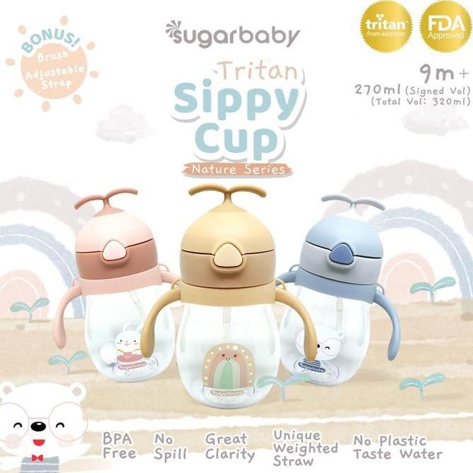 NEW - Sugar Baby - Tritan Sippy Cup Nature Series 270ml