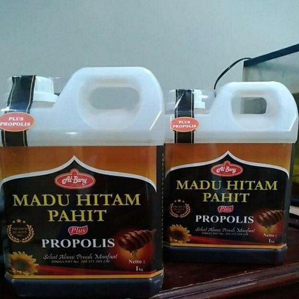 

Paket Super Madu Hitam Pahit Plus Propolis Albany 2Kg ( Asli) Herbal