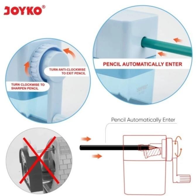 

Rwe-45 Um57 Joyko A-156 Serutan Putar / Rautan Pensil - Sharpener Anti Slip A156 Termurah