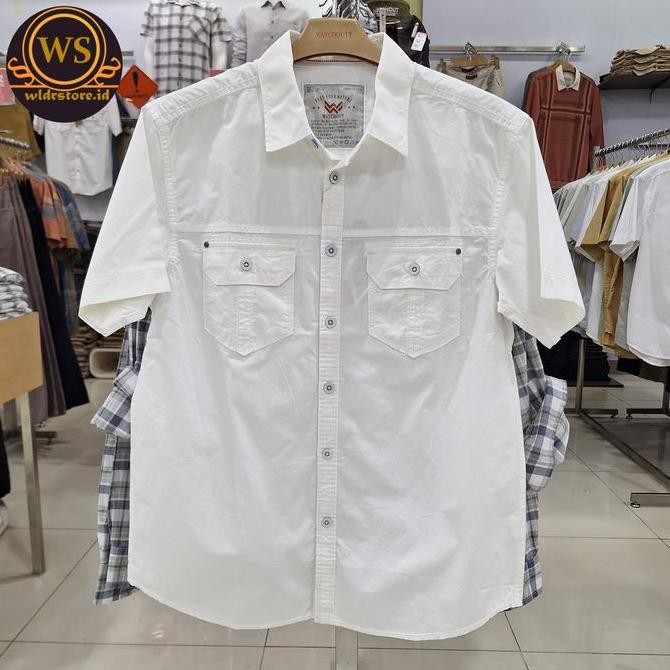 kemeja putih pria brand WATCHOUT ORIGINAL WS514500702 PS