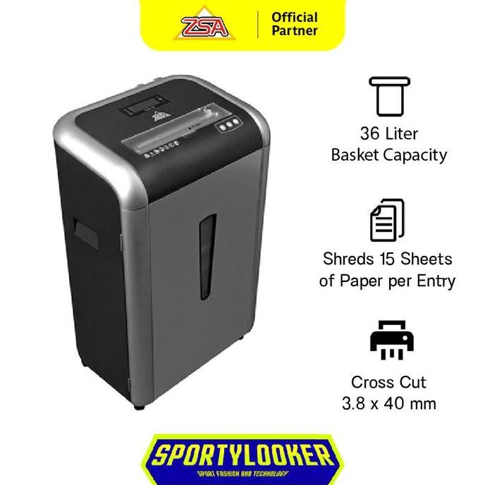 Zsa 1500St / 1500 St Paper Shredder - Mesin Penghancur Kertas Co