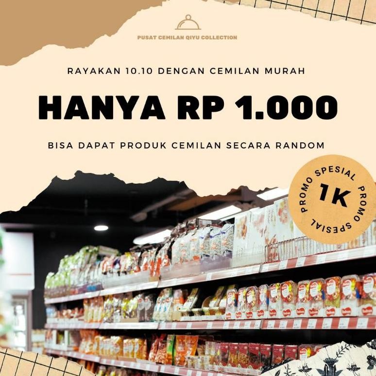 

Rq-56 Wd-54 [Promo] Aneka Cemilan Hanya Rp 1.000 Special 10.10 - Random Termurah