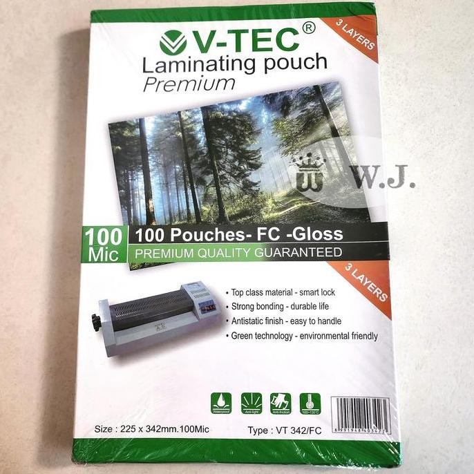 

Plastik Laminating Vtec Glossy F4. Co