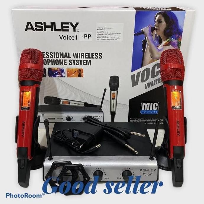 Mic Wireless Ashley Voice 1 Handheld Original Mik