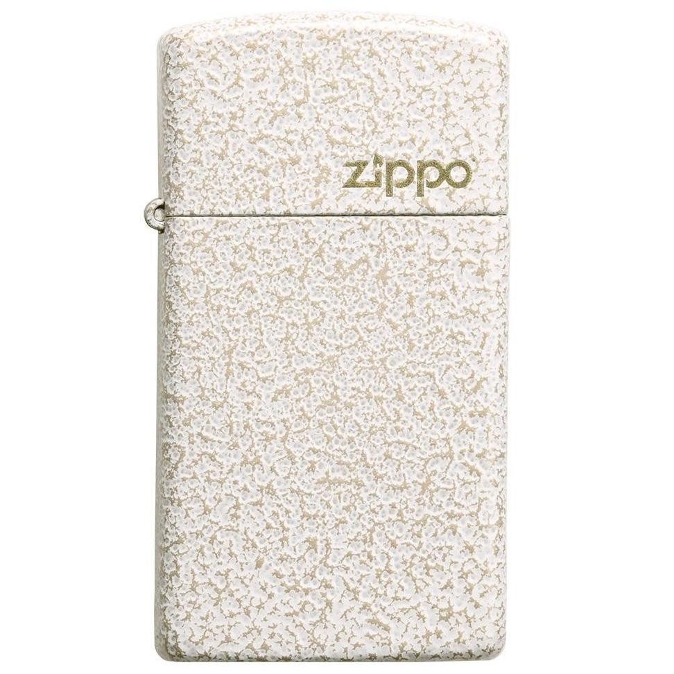 Zippo Slim Mercury Glass Zippo Logo 49265ZL