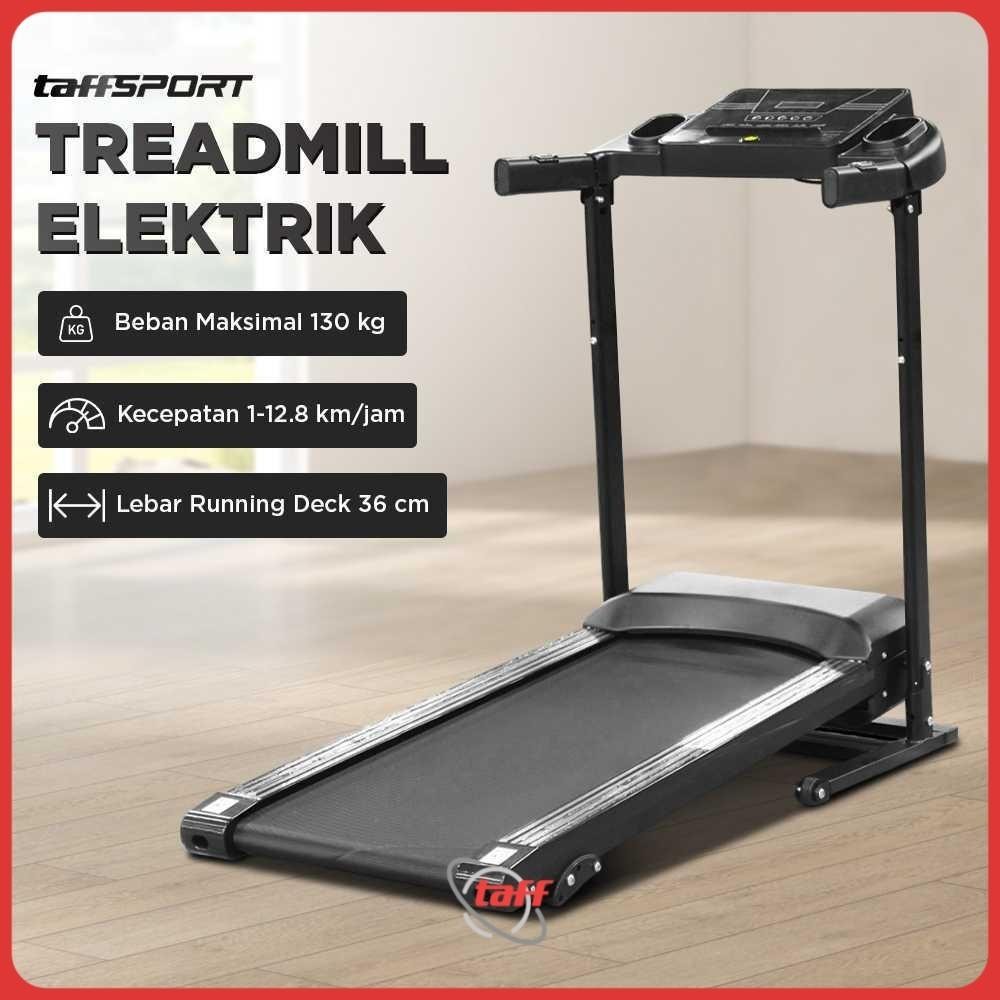 Ready Stock TaffSPORT Treadmill Elektrik Alat Fitness Gym Walking Pad 0.75 HP - Q6 terlaris di ponti