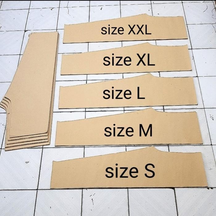 Bisa Cod Pola Celana Training Dewasa Satu Set 5 Ukuran Sr-32