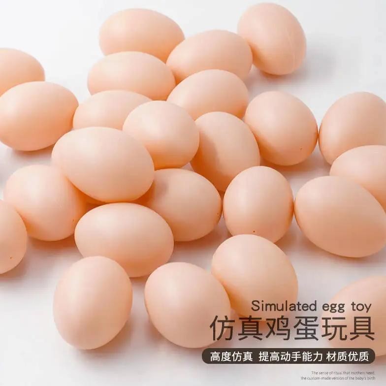 

20/10/6Pcs Imitation Real And Fake Egg Duck Eggs Guide Children'S Toy Eggs Diy Painted Graffiti Egg Kindergarten Teaching Aids