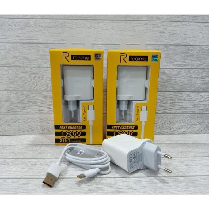 DV109 - original charger realme 6i 7i fast charging 18watt usb type c