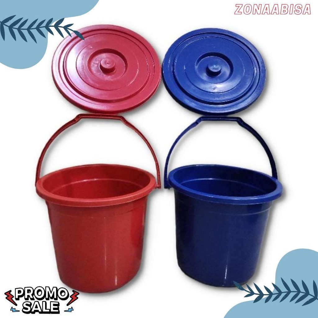 Super Deal Ember Plastik Gagang Tutup - Kapasitas 6 Galon Atau 22 Liter - Tanaka Plastic