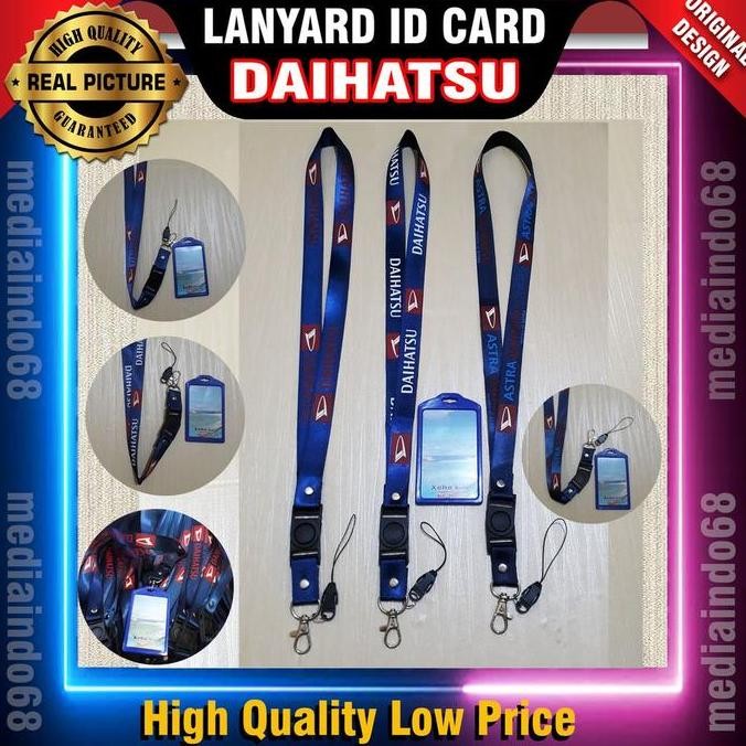 

DB222 }} Lanyard Tali Gantungan ID Card DAIHATSU Free Strap Gantungan HP/Flashdisk