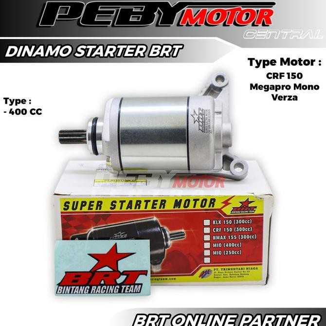 Dinamo Starter Super BRT CRF 150 Megapro Mono Verza 150 Bore Up 400CC Original