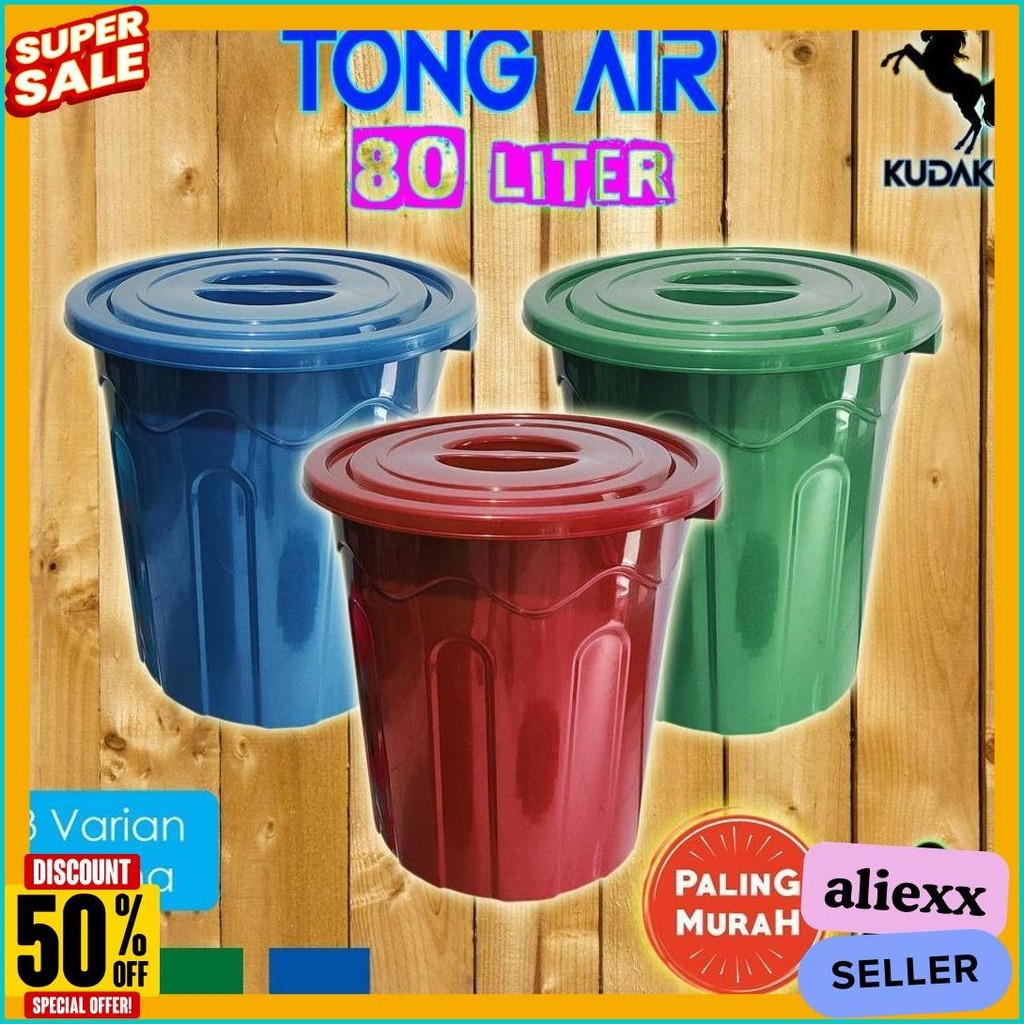 Promo Kilat Ember Air 80 Liter / Tong Air 80 Liter / Bak Air 80 Liter ( Khusus Instan )