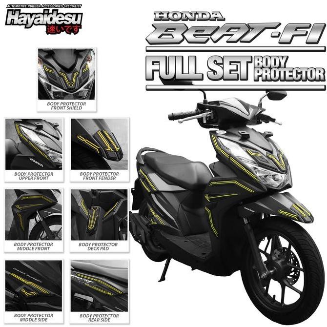 Grosir Hayaidesu Body Protector Beat Deluxe /  Beat Street 2020-2023 Full Set Cover