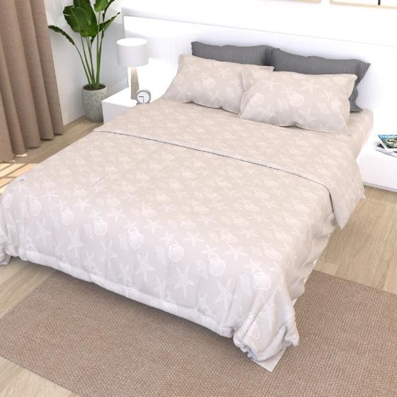 Adela Sprei Embos IVORY T30 cm - Sprei Tanpa Bedcover