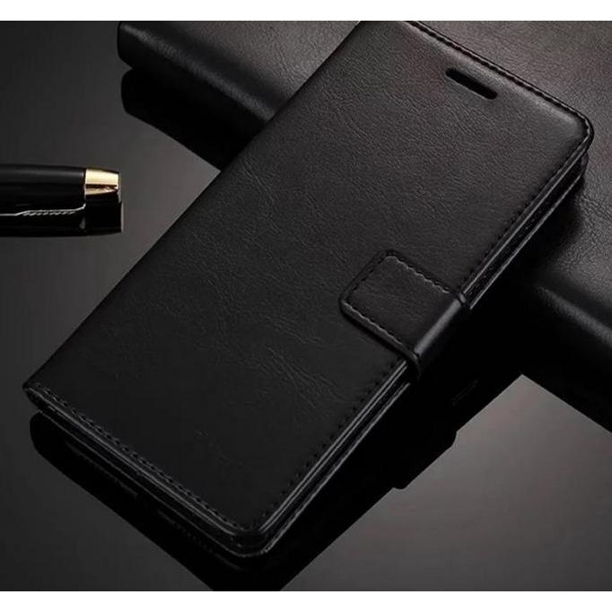 DT100 }} VIVO V9 FLIP WALET LEATHER/KULIT CASE CARD SLOT STAND BOOK COVER