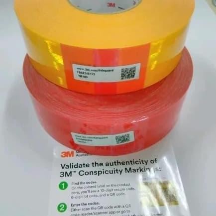 3M Stiker Scothlite Reflektor Diamond Grade-Sticker Original 3M