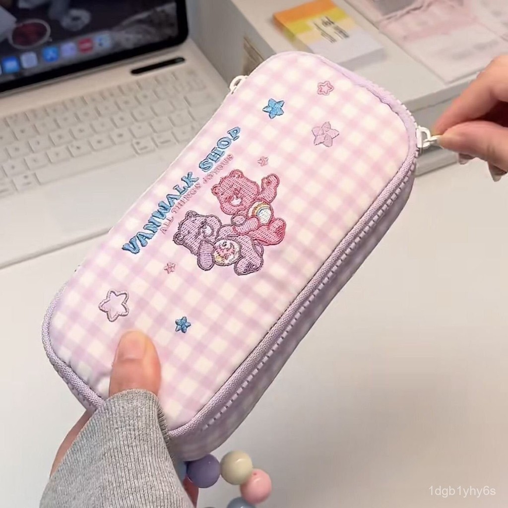 

Pencil case ins Student Double-Layer High-Value Large-Capacity Pencil Case for Girls New Cute Pencil Box 3ZWW