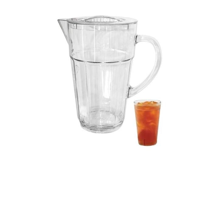 Ong Houseware - Teko Pitcher Profile 1.8L Crystal Acrylic Water Jug Onyx A3006C SS