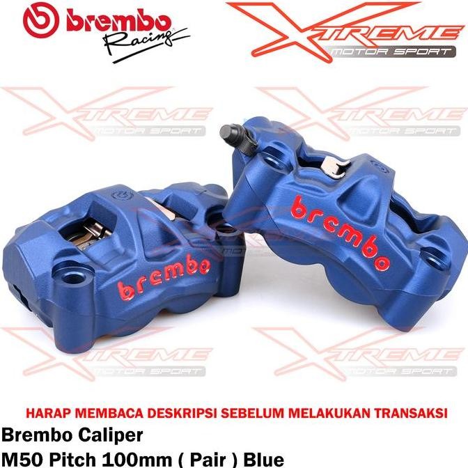 Kaliper Brembo Radial M50 100Mm Set Sepasang Original Italy Brembo Allshop