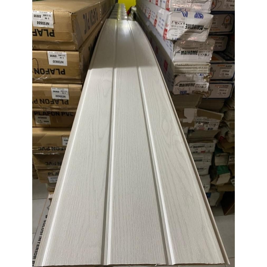 Plafon Pvc motif seray kayu putih doff 30001 aSt