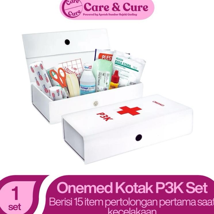 Onemed Kotak P3K 1 Set First Aid Box Alat P3K Set