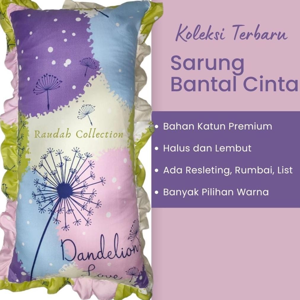 Sarung Bantal Cinta Motif Karakter Termurah - Sarung Bantal Cinta Aesthetic Jumbo - Bantal Cinta Dew