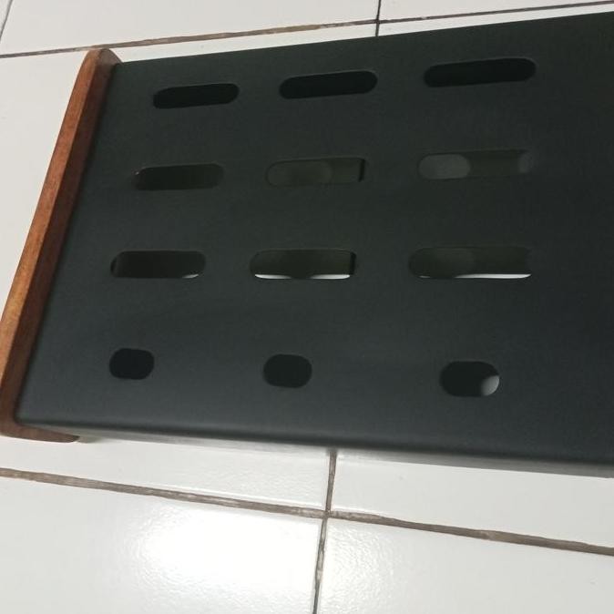 Pedalboard Efeck Gitar Bahan Plat &Kayu 60X30 Custom Kualitas Terbaik Harga Termurah