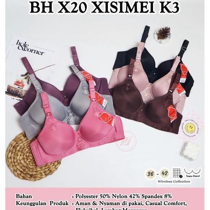 2 PCS BRA XISSMEI CUP B KAIT 3 | BH CUP B NON KAWAT
