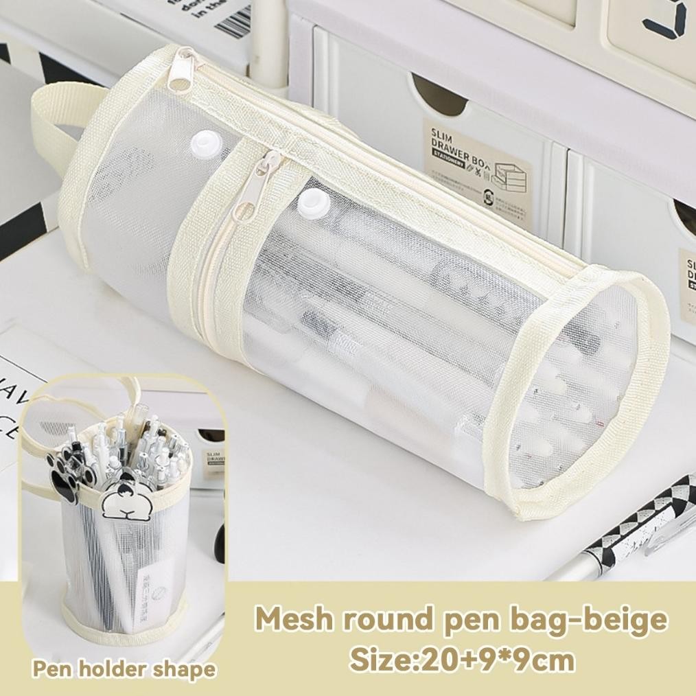 

See-97 [Cod] Kotak Pensil Sederhana Tempat Pena Ins Kapasitas Besar Tas Penyimpanan Makeup Tas Alat Tulis Kantor Sekolah