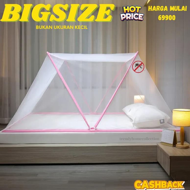 Kelambu Kotak Anti Nyamuk / Kelambu Kotak Lipat Portable Semua Jenis Ukuran / Kelambu Nyamuk Kotak /