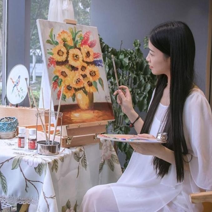 

G-24 Kanvas Lukis Mini + Spanram Universal Stretched Primed Cotton Canvas G-24