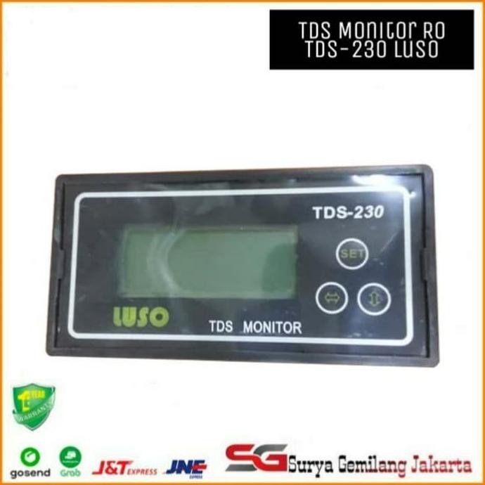 TDS MONITOR RO TDS-230 TDS LUSO MONITOR 230 DIGITAL PANEL TDS LUSO ORIGINAL DAN TERPERCAYA
