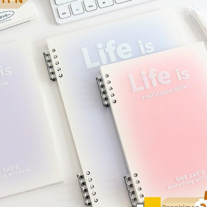 

Ready Buku Binder A5 B5Notebook Aesthetic Korea Besar Buku Catatan Lucu Buku Aesthetic Stationery Alat Tulis Cute Notebook A5 B5