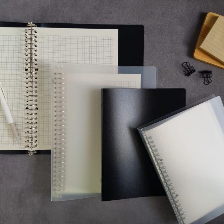 

Buku Binder Cover Mika Transparan Buram Aestethic B5 Dan A5