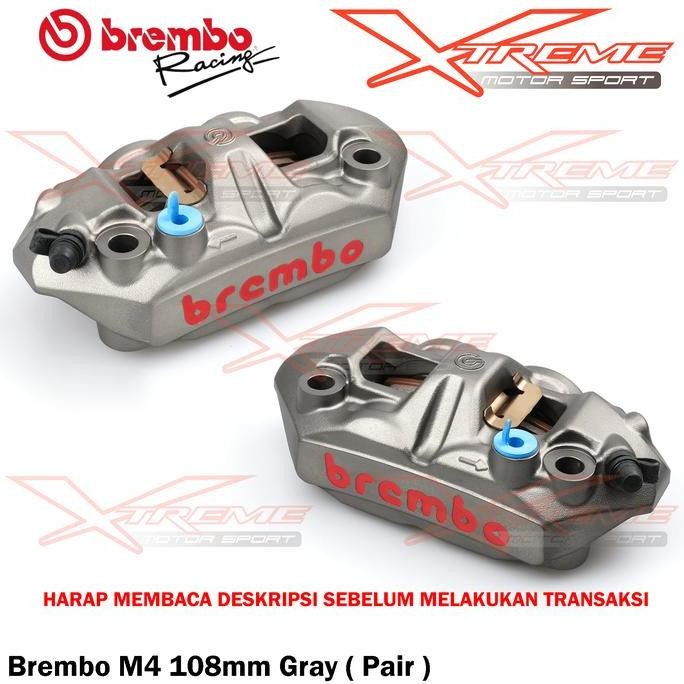 Kaliper Brembo Radial M4 108Mm Set Sepasang Original Brembo Italy Allshop