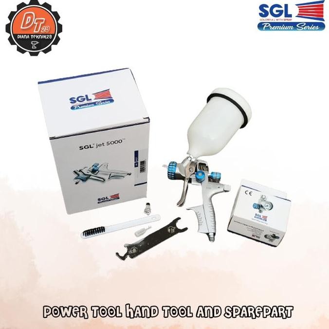 Promo Spray Gun Sgl Jet5000 Hvlp 13Mm|Alat Semprot Cat Sgl Jet5000 Original