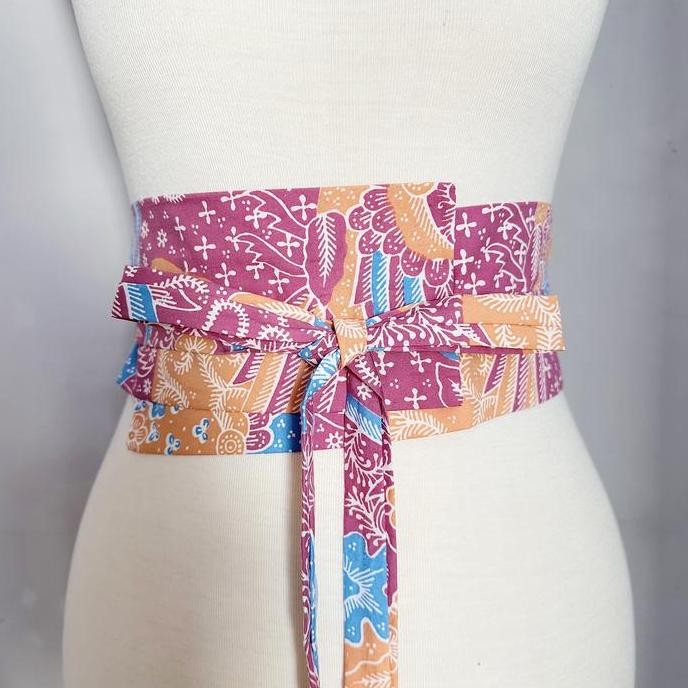 PROMO DISKON - IVY Obi (Belt/Sabuk) Batik Hong Skouwit in Pink