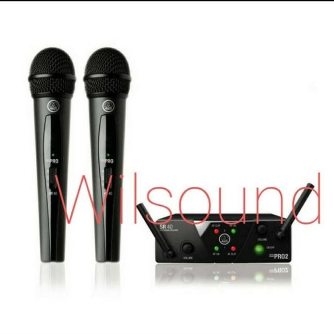 Mic Akg Wms 40 Mini Dual Vocal Set Original Akg Wms40 Mic Wireless Akg