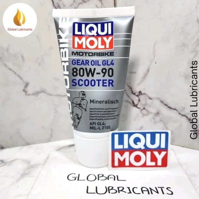 LiquiMoly Liqui Moly MOTORBIKE Scooter Gear Oil 80W-90 150mL Germany (Oli Gear CVT Gardan Motor/ Ker